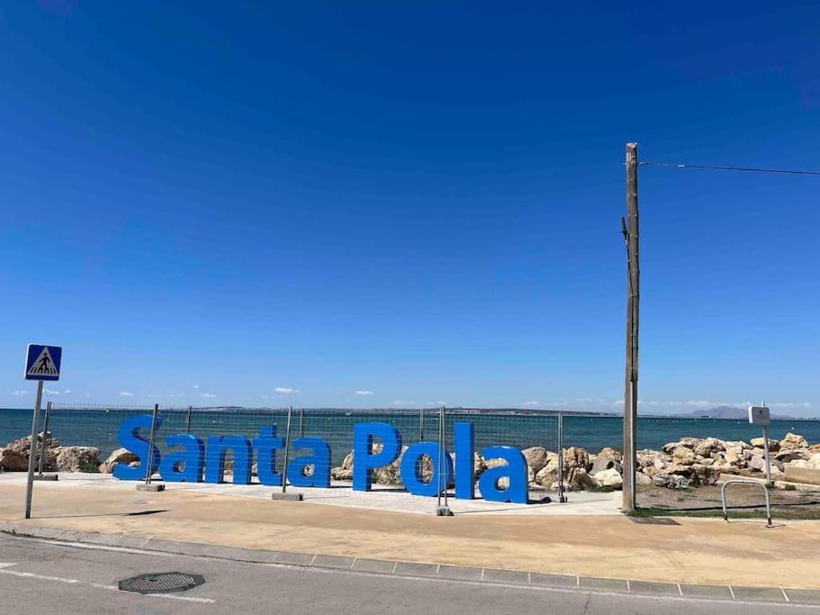 Apartamento Con Preciosas Vistas A Pie De Playa Santa Pola Exterior foto